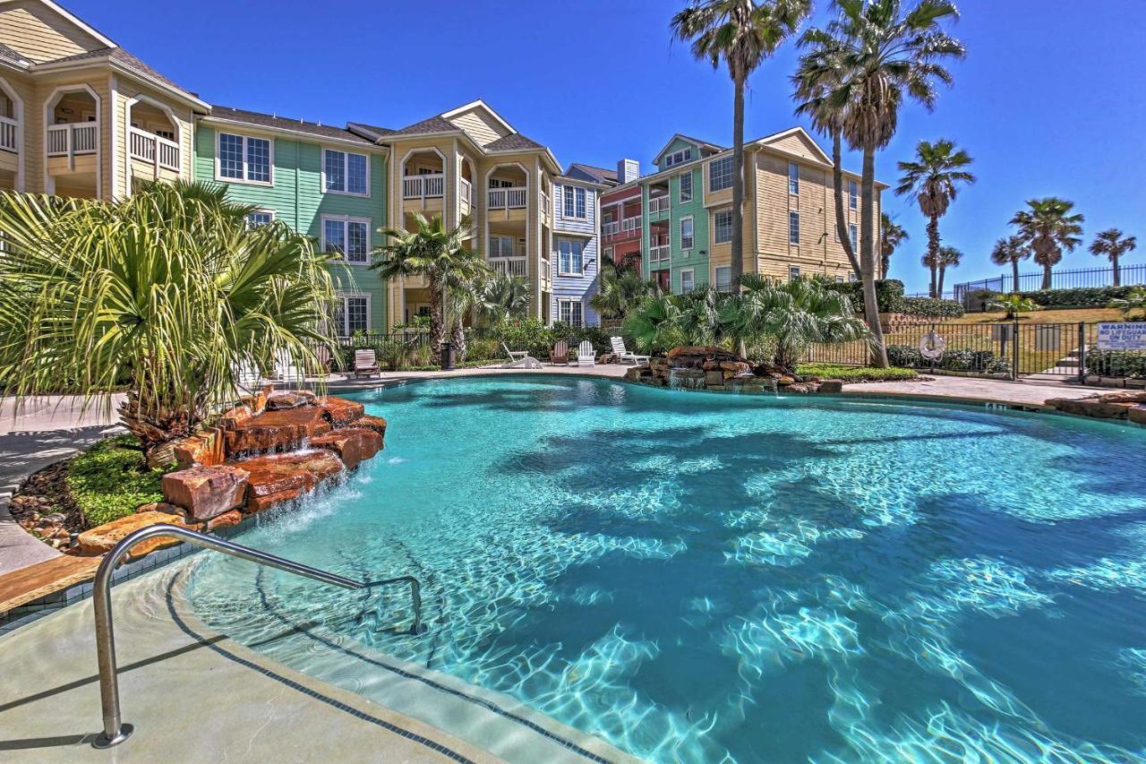 Colorful Galveston Retreat Steps From Beach And Pool Экстерьер фото